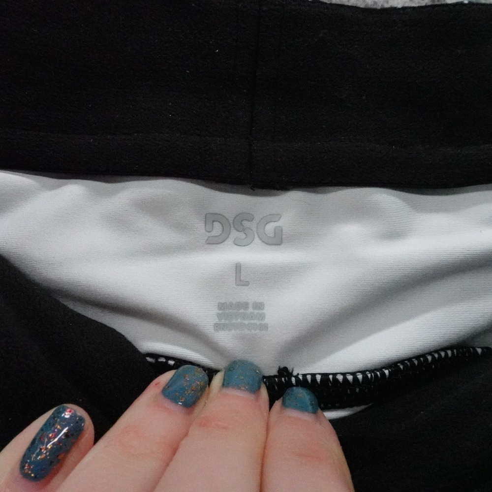DSG Run Tight Mens Large Digital Stadium Teal Black Performance NEW - Picture 7 of 15
